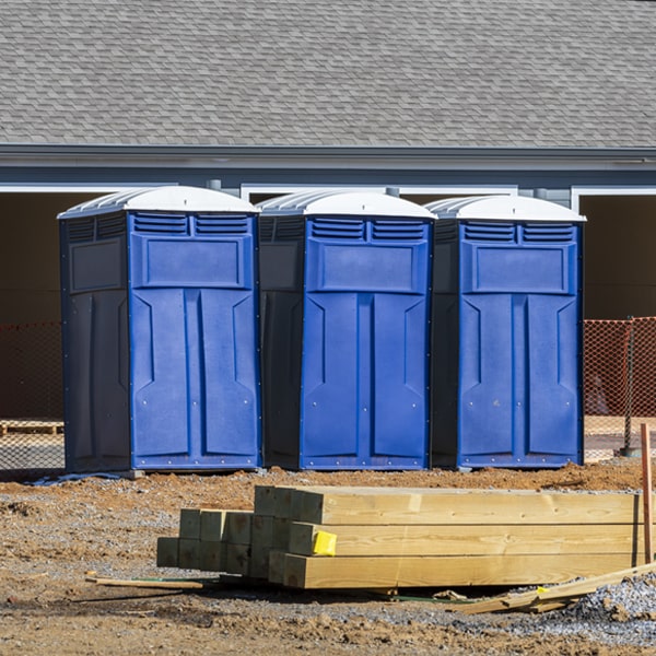 how do you dispose of waste after the portable toilets have been emptied in Parker